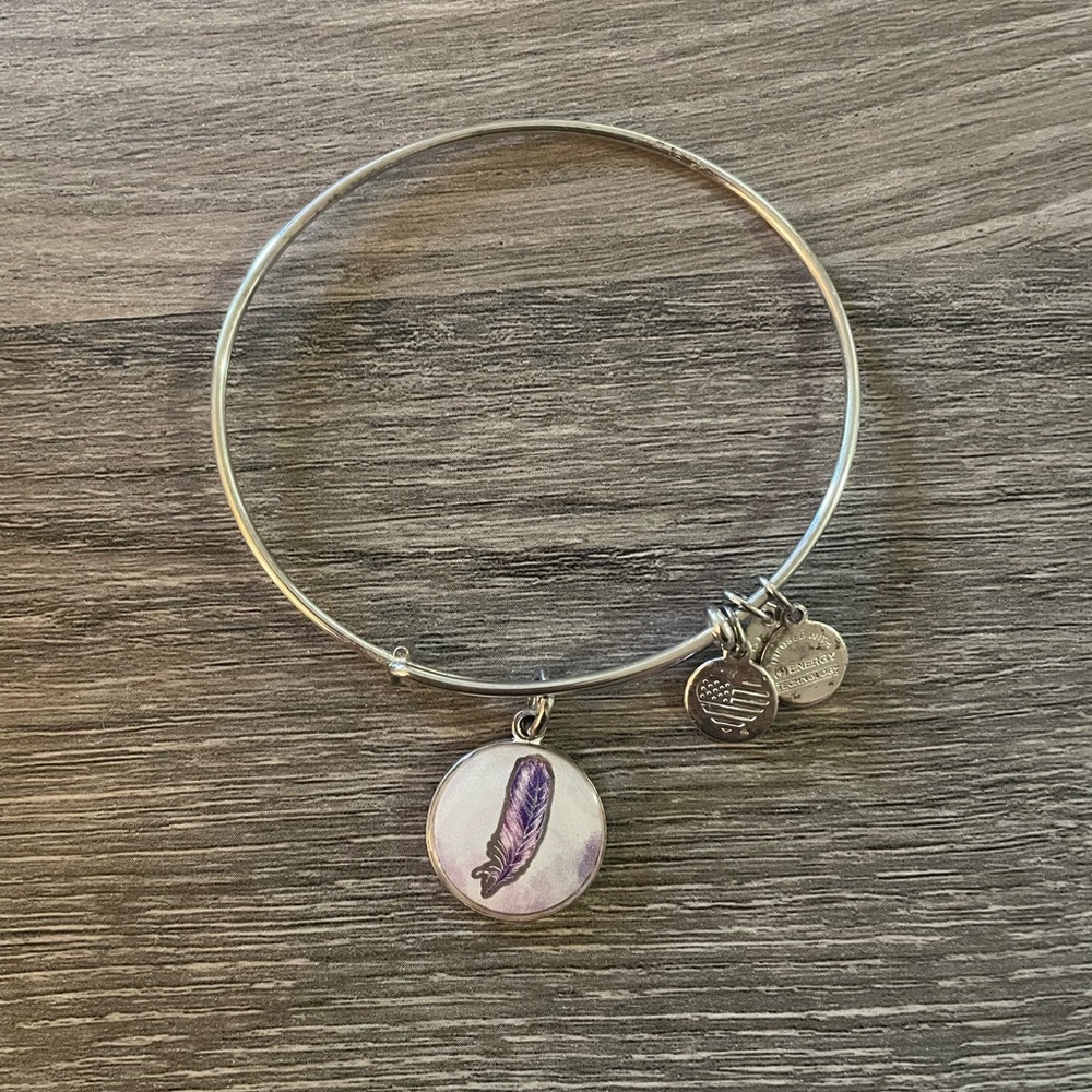 Alex and Ani- Feather Bangle